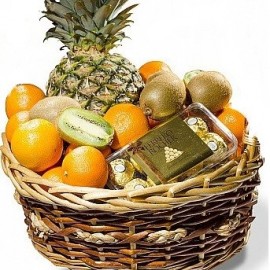 Augļu grozs 4 kg ar Ferrero Rocher