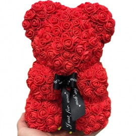 3D Rose Teddy RED