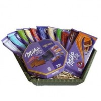 Корзина сладостей Milka