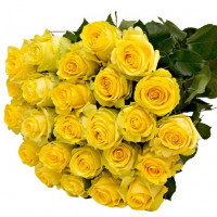 Yellow roses 50 cm